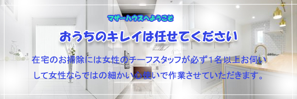 大阪掃除大中央区・平野区・富田林・藤井寺掃除はマザーハウスへ換気扇掃除・お風呂汚れトイレの掃除は全てお任せください。